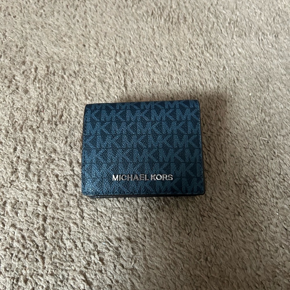 Navy blue Michael Kors wallet